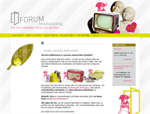 Tablet Screenshot of forum-andraeviertel.at